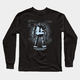 GIGANTOR Tetsujin 28-go - Robot files Long Sleeve T-Shirt